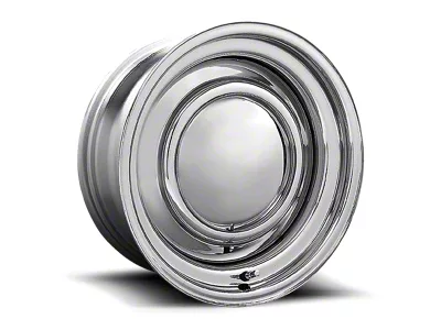 American Racing Smoothie Chrome Steel Wheel; 15x6; 6mm Offset (63-67 Corvette C2)