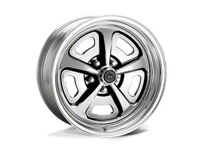 American Racing VN500 Polished Wheel; Rear Only; 15x10; -38mm Offset (53-62 Corvette C1)