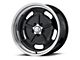 American Racing Salt Flat Gloss Black W/ Diamond Cut Lip Wheel,17X8