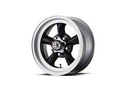 American Racing Torq-Thrust D Black Wheel W/ Machine Lip, 15X8