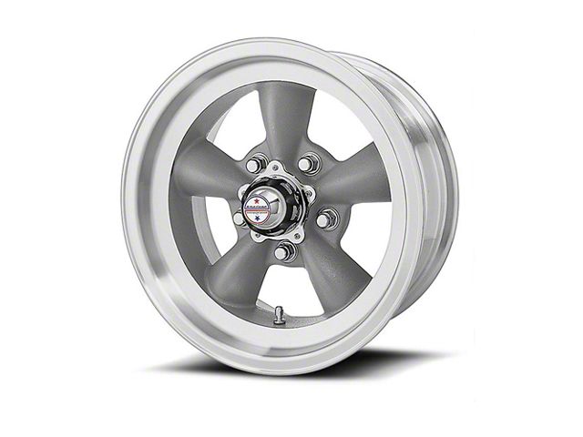 American Racing Torq-Thrust D Black Wheel W/ Machine Lip, 16X8