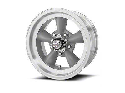 American Racing Torq-Thrust D Gray Wheel W/ Machine Lip, 16X8