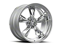 American Racing Torq Thrust II Polished Wheel; 17x7; 0mm Offset (55-57 150, 210, Bel Air, Nomad)