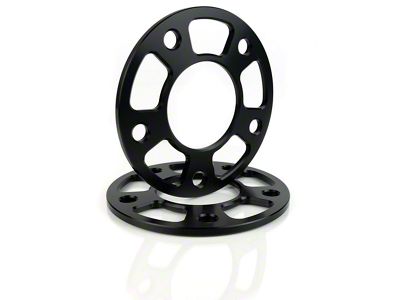 AMT Motorsport 1/4-Inch Wheel Spacers; Black (84-96 Corvette C4)