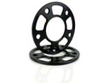AMT Motorsport 3/8-Inch Wheel Spacers; Black (84-96 Corvette C4)