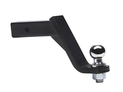 2-Inch Receiver Hitch Ball Mount; 6-Inch Drop (Universal; Some Adaptation May Be Required)