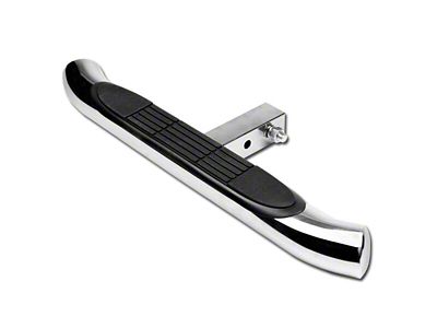 2-Inch Receiver Hitch Step; Polished (Universal; Some Adaptation May Be Required)