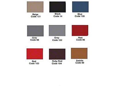 Auto Custom Carpet, Carpet Set, Poly Back, Cut-Pile, Value Line Corvette Coupe 1990-1993
