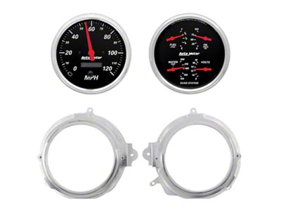 Auto Meter Designer Black Series 2-Gauge Direct-Fit Kit (67-68 Camaro)