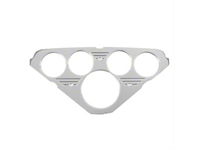 Auto Meter Direct Fit Dash Panel; 5-Gauge; Billet (Late 55-59 Chevrolet Truck)