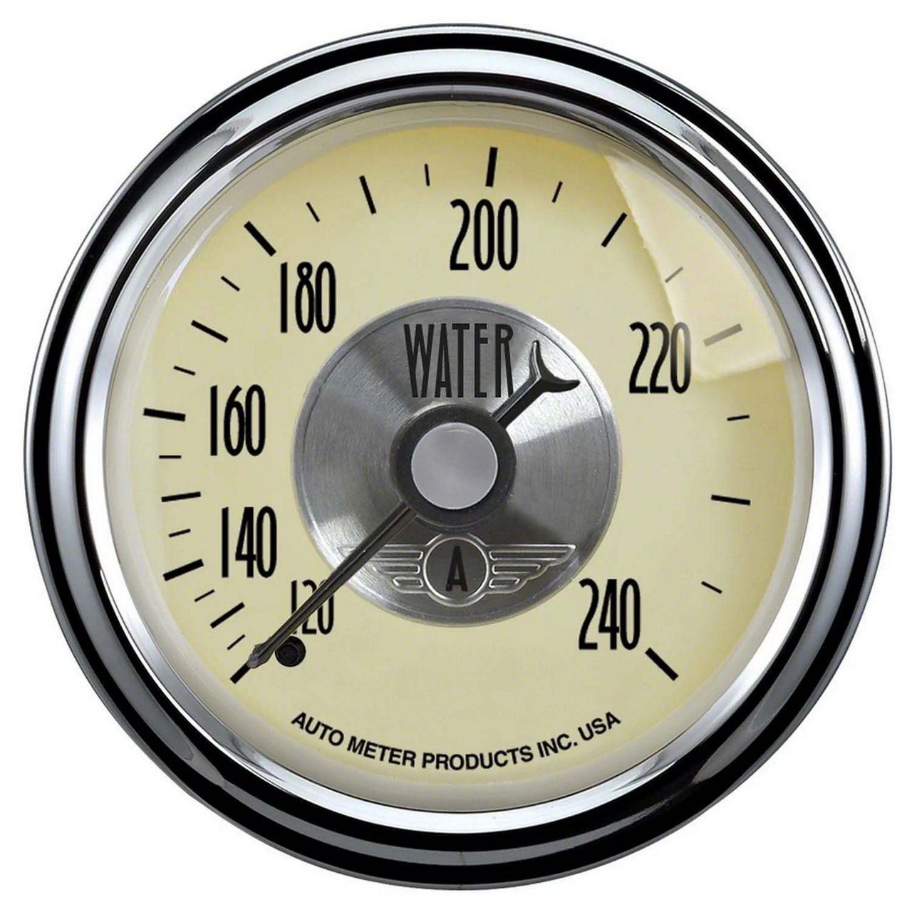 AutoMeter AU1638 Old Tyme White 2-1/16" Elec Water Temperature Gauge - View #2