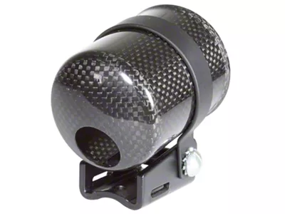 Auto Meter Pedestal Gauge Mount with Carbon Fiber Cup; 2-1/16-Inch (Universal; Some Adaptation May Be Required)