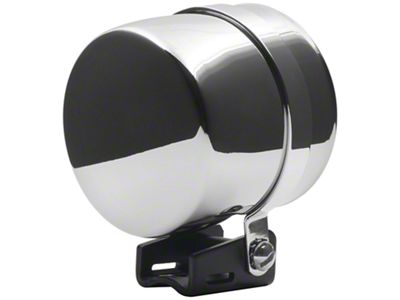 Auto Meter Pedestal Gauge Mount with Chrome Cup; 3-1/8-Inch (Universal; Some Adaptation May Be Required)