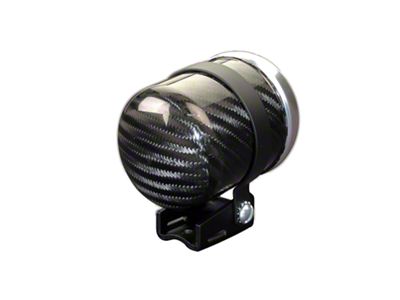 Auto Meter Pedestal Gauge Mount with Carbon Fiber Cup for Electrical Gauges; 2-5/8-Inch (Universal; Some Adaptation May Be Required)