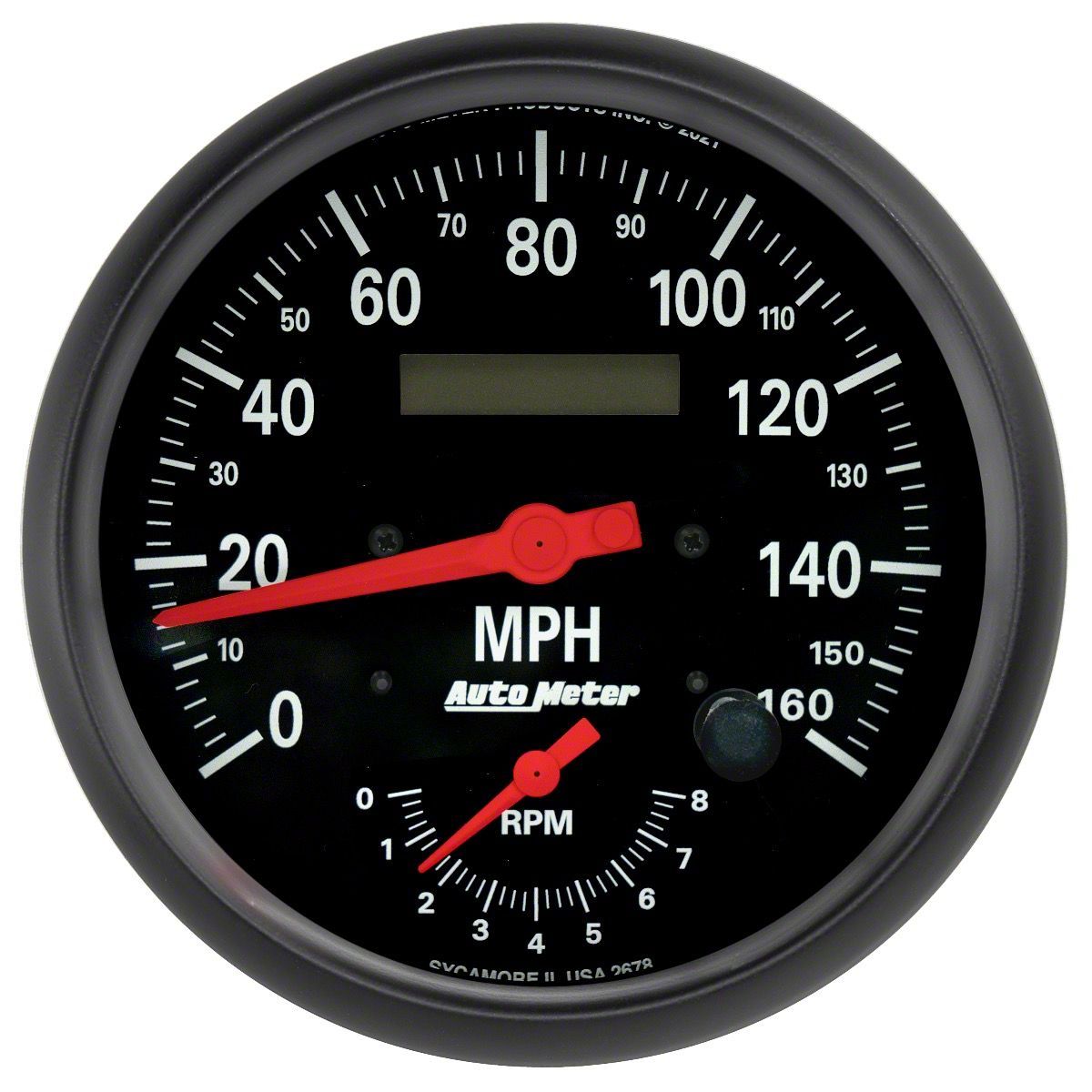 Auto Meter Ecklers Z-Series 5-Inch Tachometer/Speedometer Combo; 8K RPM ...