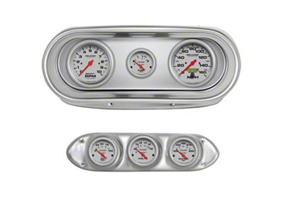 Auto Meter Ultra-Lite Series 6-Gauge Direct-Fit Dash Kit (62-65 Chevy II)