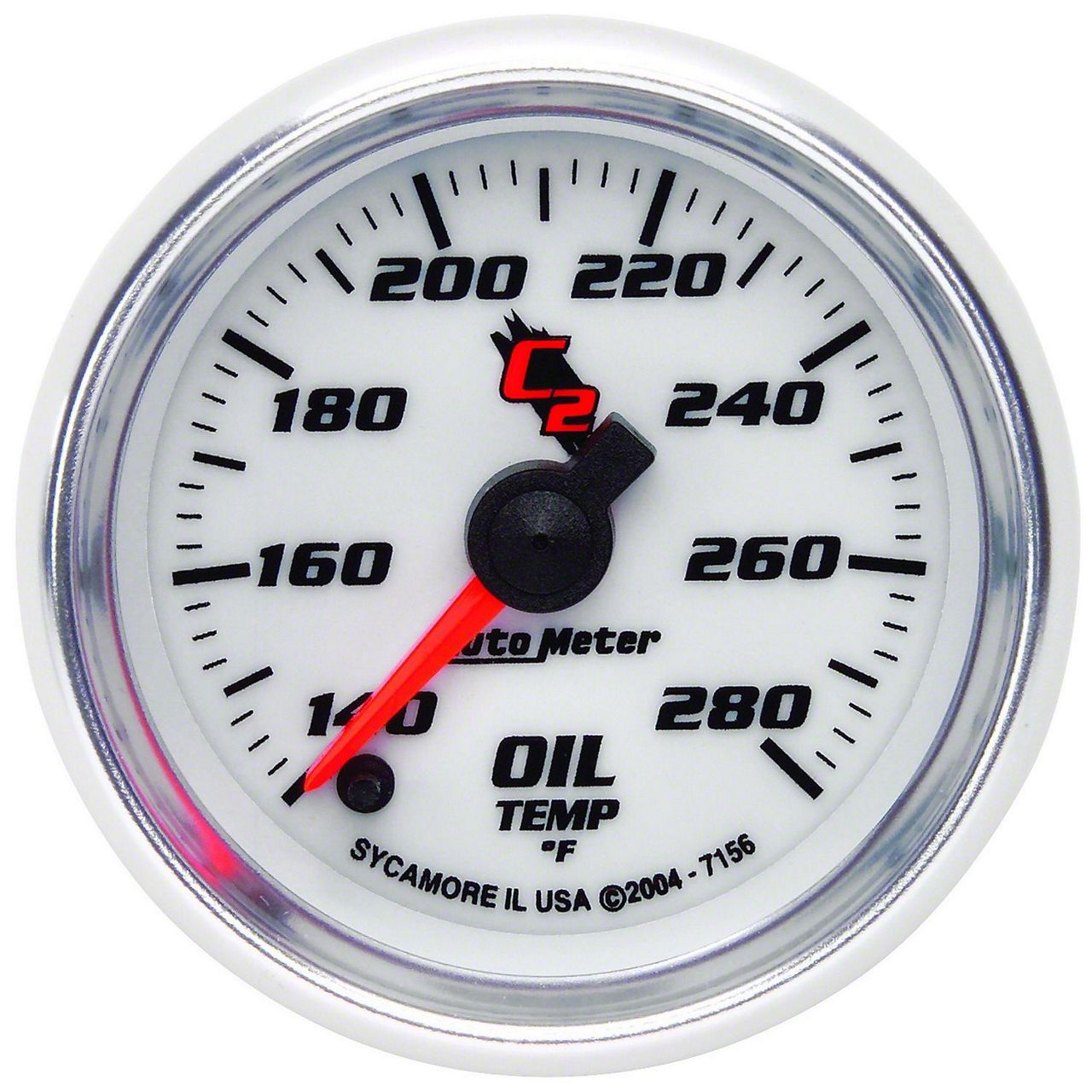 Auto Meter Ecklers C2 Series 2-1/16-Inch Oil Tempature Gauge