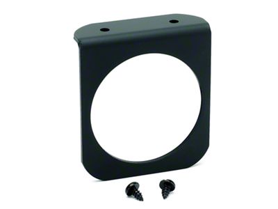 Auto Meter Single Gauge Mounting Panel; Black; 2-5/8-Inch (Universal; Some Adaptation May Be Required)