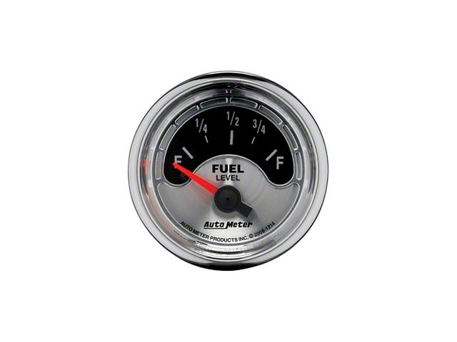 Autometer 2-1/16' Fuel Gauge 0-90Ohms American Muscle