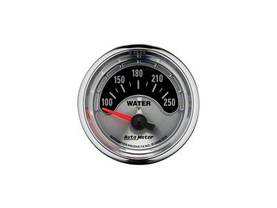 Auto Meter American Muscle Series 2-1/16-Inch Water Temperature Gauge; 100-250 Fahrenheit