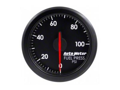 AutoMeter AirDrive 2-1/16 Oil Fuel Pressure 0-100 PSI Black