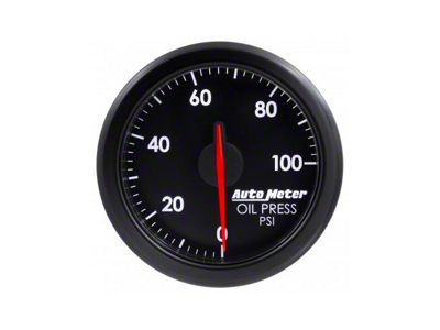 AutoMeter AirDrive 2-1/16 Oil Pressure Gauge, 0-100 PSI-Black