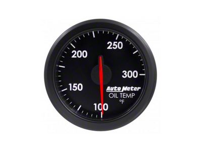 Auto Meter AirDrive Series 2-1/16-Inch Oil Temperature Gauge; 100-300 Fahrenheit