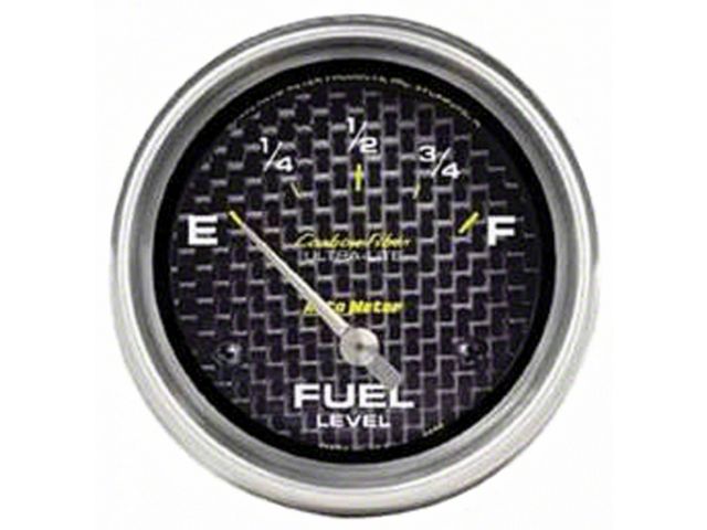 Autometer Carbon Fiber Fuel Lever Gauge