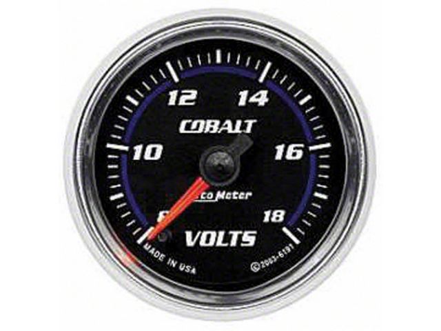 Autometer Cobalt Voltmeter Gauge