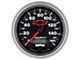 Autometer Speedometer Gauge, 3 3/8, 160Mph,Electronic Programmable, Chevy Red Bowtie
