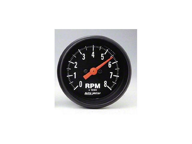 Autometer Tachometer, Black Face