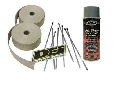 Automotive Exhaust & Header Wrap Kit - Aluminum
