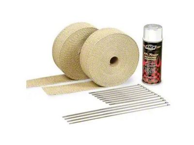 Automotive Exhaust & Header Wrap Kit - White