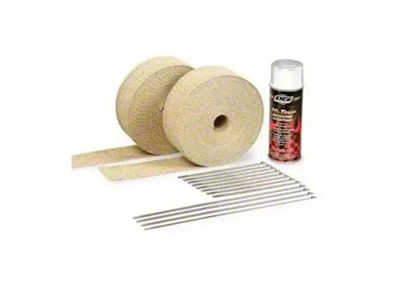 Automotive Exhaust & Header Wrap Kit - White