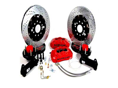 Baer Brakes 14 Front Extreme + Brake System, Red Calipers, 5 Lug