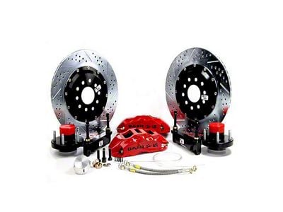 Baer Brakes 14 Front Extreme + Brake System, Red Calipers, 6 Lug
