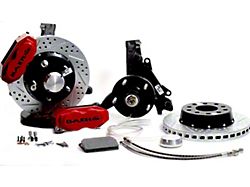 Baer SS4+ Front Big Brake Kit with 11-Inch Rotors and 2-Inch Drop Spindles; Black Calipers (70-81 Camaro)