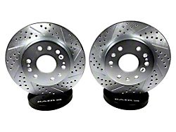 Baer Claw Performance Drilled and Slotted Rotors; Front Pair (63-66 Corvette C2 w/ 4-Wheel Disc Brakes; 67-82 Corvette C2 & C3)