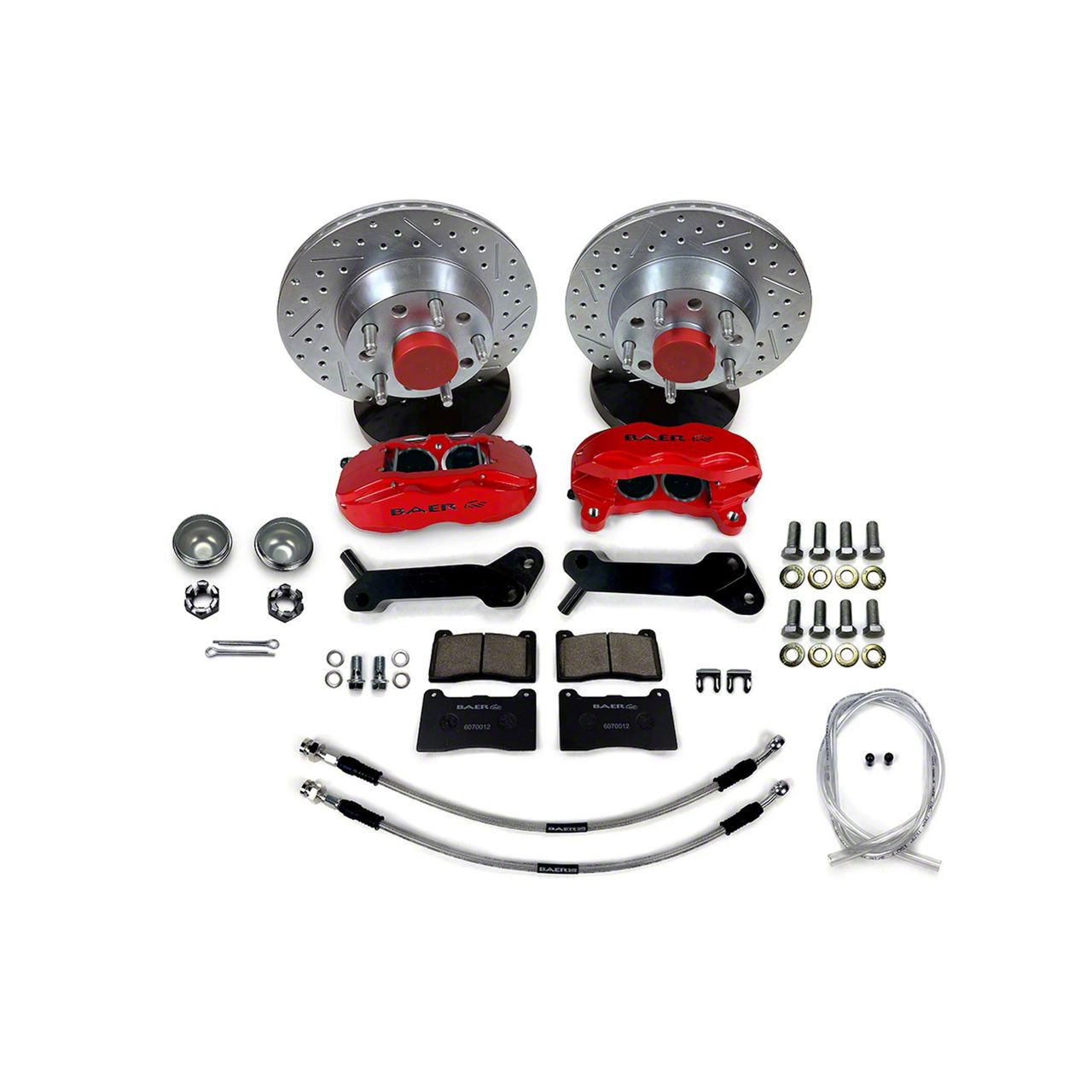 Baer Ecklers SS4 Integral Hub Front Big Brake Kit with 11-Inch Rotors ...