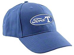 Ford T Script Baseball Cap; Blue