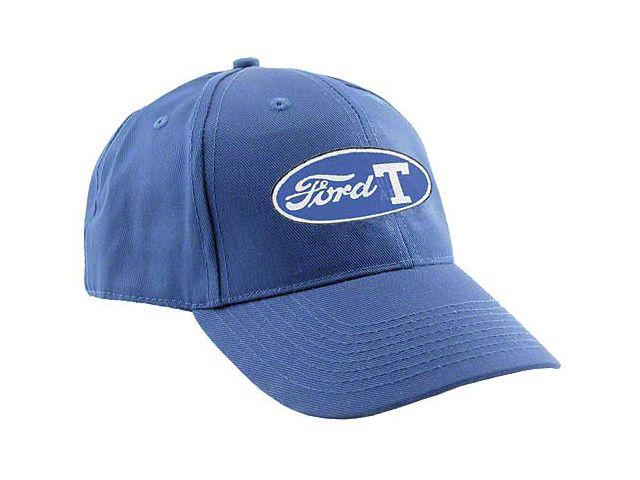 Ford T Script Baseball Cap; Blue