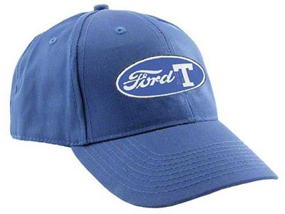 Ford T Script Baseball Cap; Blue