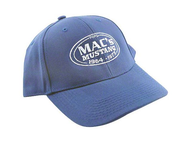 Baseball Cap, Blue, MAC's Mustang 1964-1973