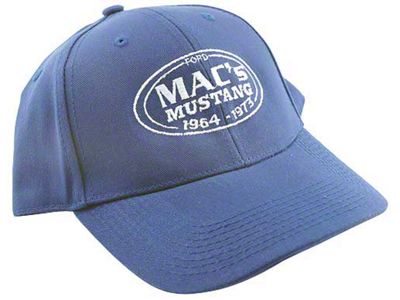Baseball Cap, Blue, MAC's Mustang 1964-1973