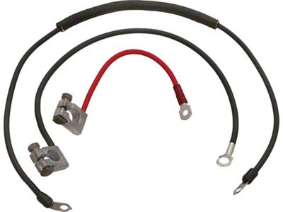 Battery Cable Set - 390 & 427 V8 - Ford