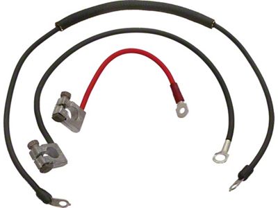 Battery Cable Set - 390 & 427 V8 - Ford