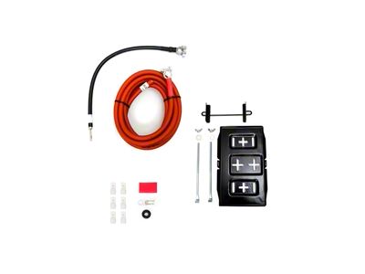 Battery Relocator Kit, Single Trunk Mount, 1-Gauge