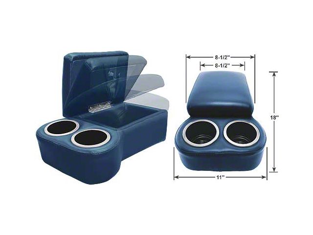 BC Seat Cruiser Console - 18 x 11 x 7 - Dark Blue