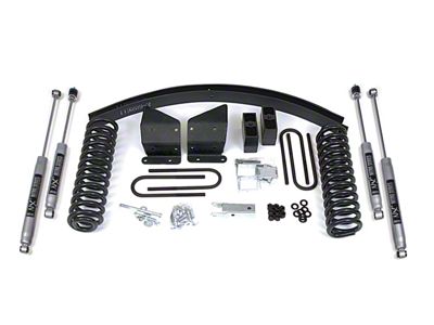 BDS 6-Inch Suspension Lift Kit with Rear Lift Blocks, Add-A-Leaf and NX2 Nitro Shocks (78-79 Bronco w/ Staggered Shocks)