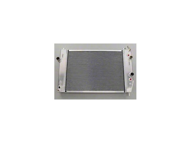 Be Cool Camaro Radiator, Polished, Aluminum, For Cars With Manual Transmission 1982-1992